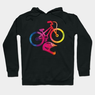 'Colorful Mountain Bike' Awesome Bike Gift Hoodie